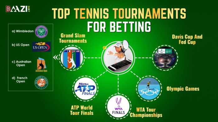 The Major Tennis Tournaments to Wager On
